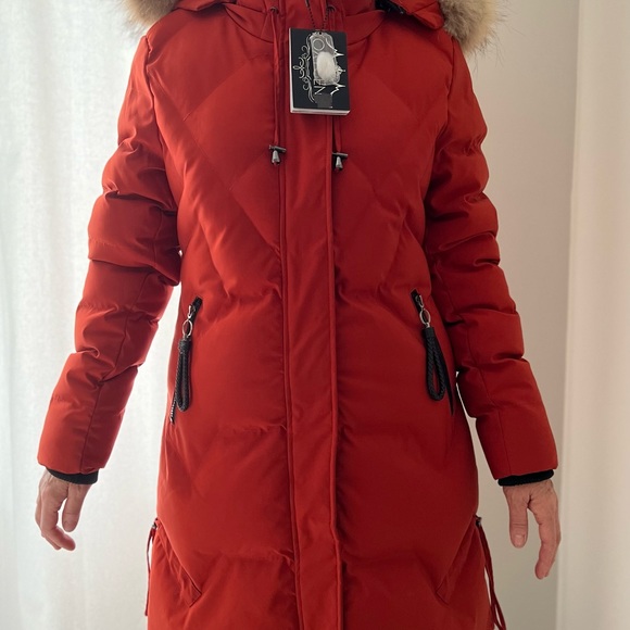 Winter coat waterproof insulated Rusty Red Oxygen - Picture 4 of 8